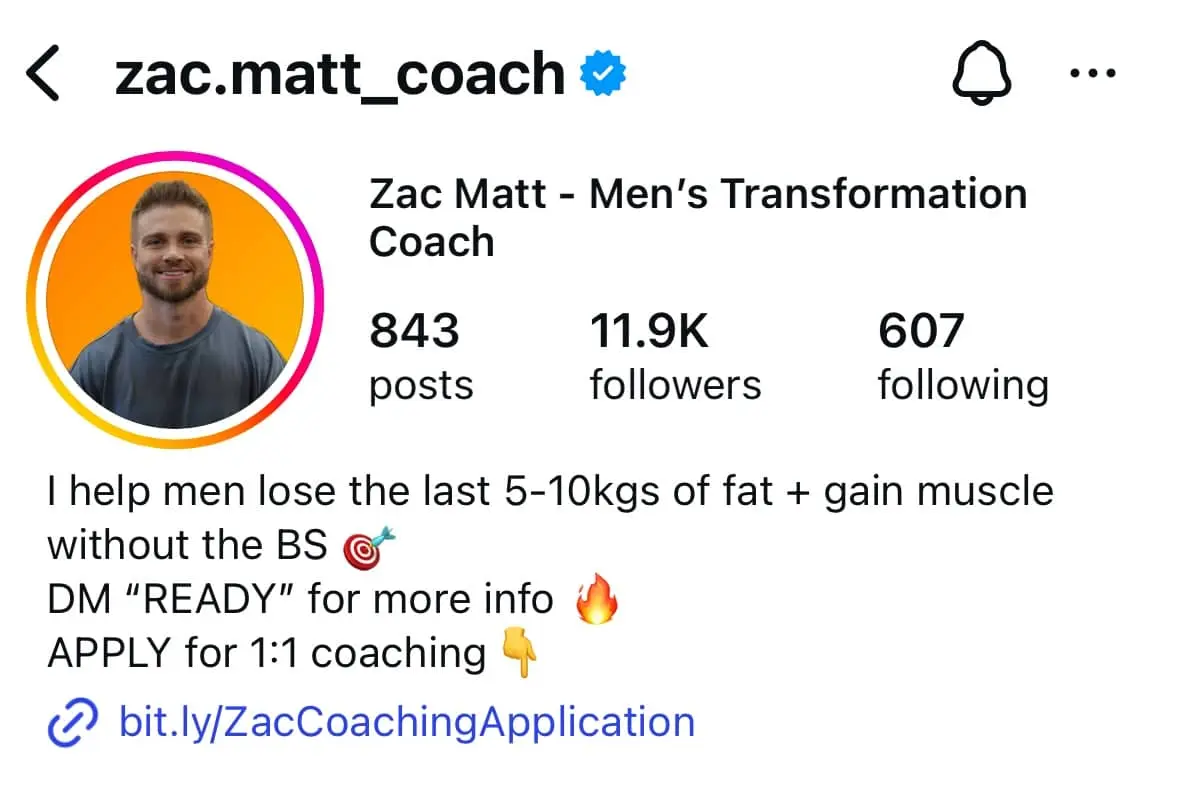 Instagram DM Example